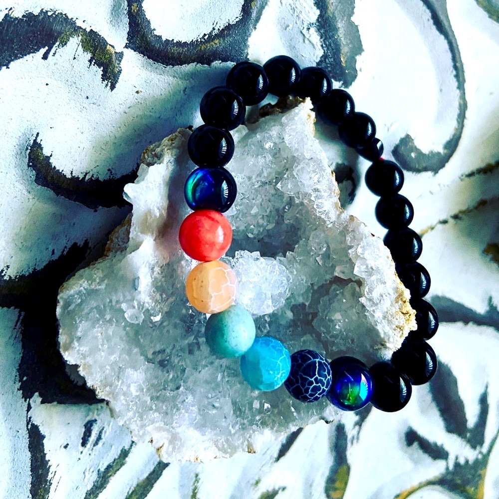 Chakra balancing obsidian stones